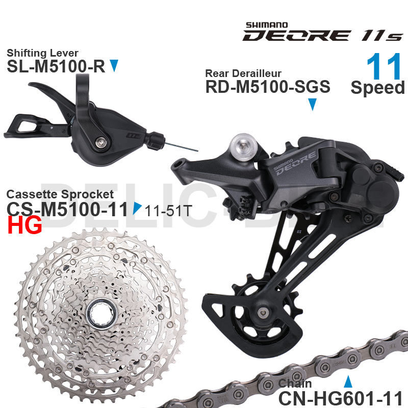 Cycling Gear Kit - SHIMANO DEORE 11Speed Groupset SL-M5100 Shifter