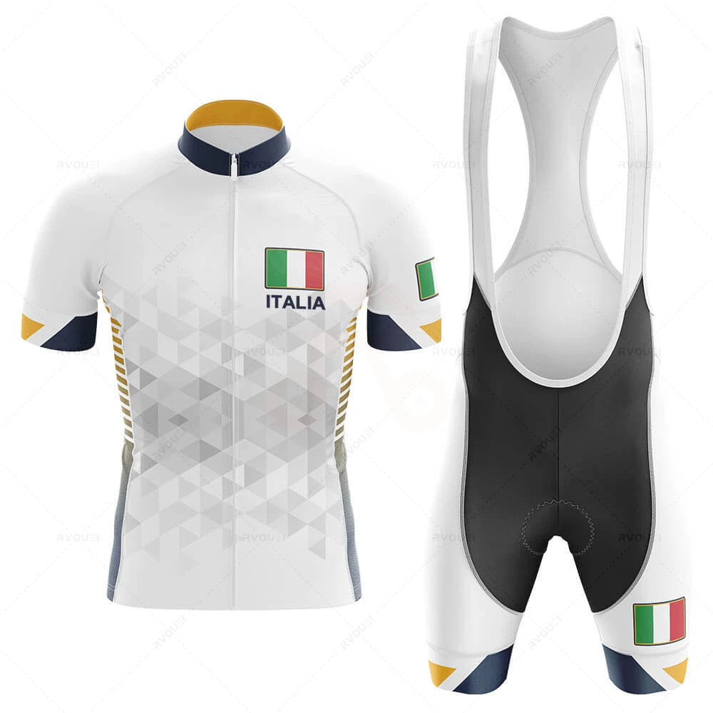 Cycling Bib Shorts - New Italy Men Summer Cycling Clothing
