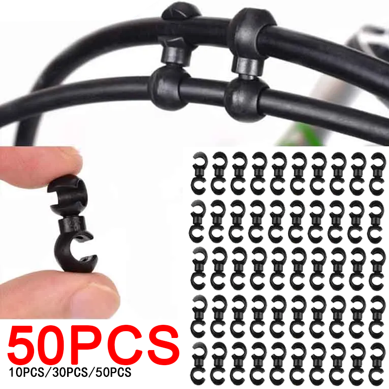 Xc Mtb Gear - Rotatable MTB Brake Cable Clips Bicycle