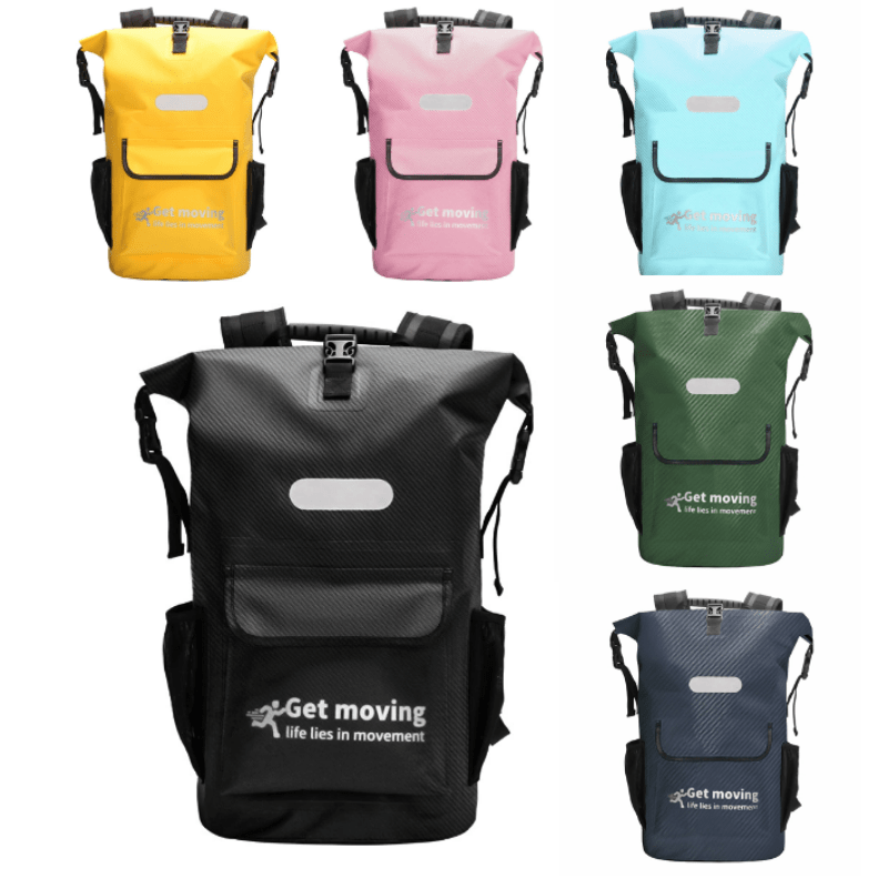 Cycling Gear Duffel Bag - All-Terrain Waterproof Duffel Backpack PVC Underseat