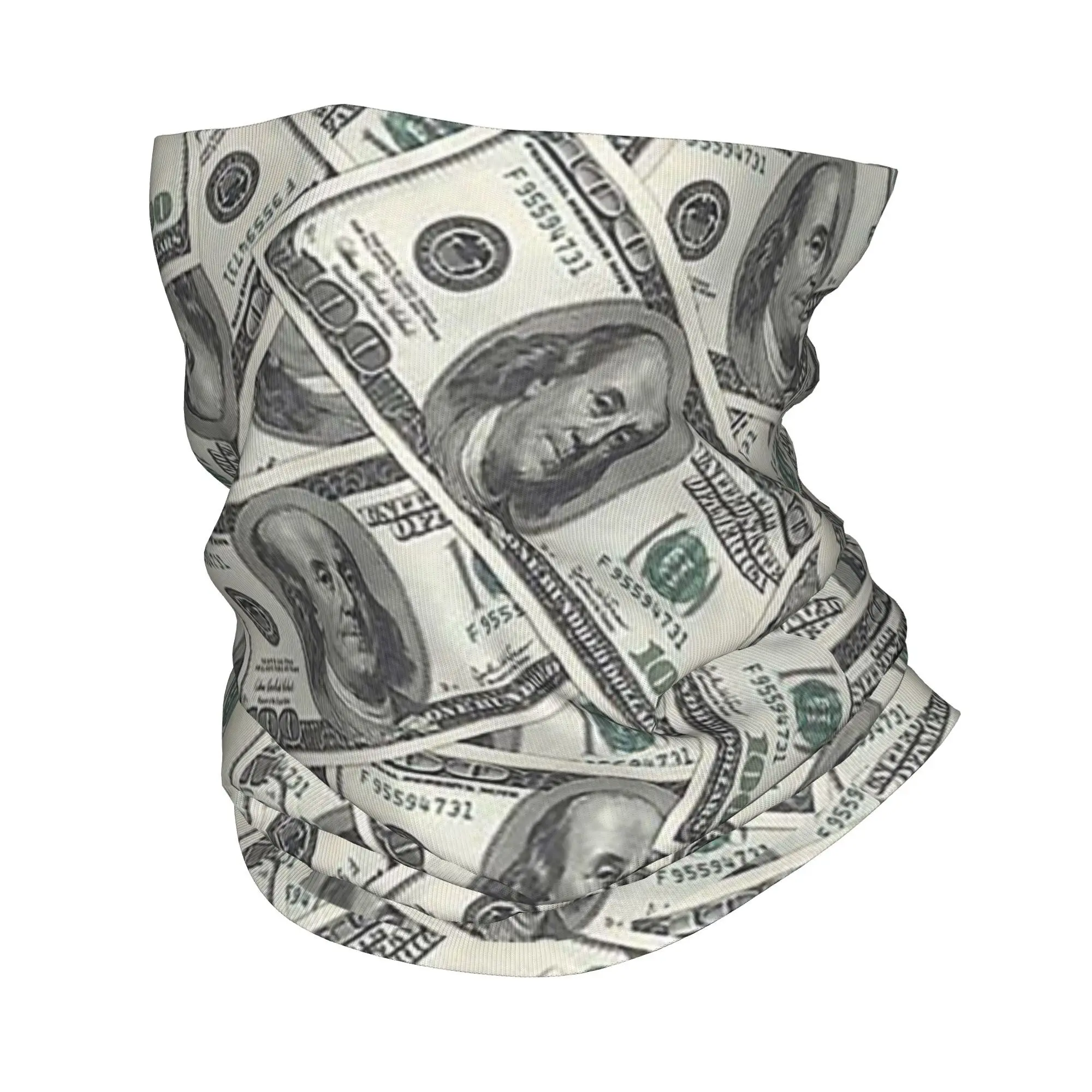 Cycling Headwear - Rich Money Novelty Dollars Bandana Neck