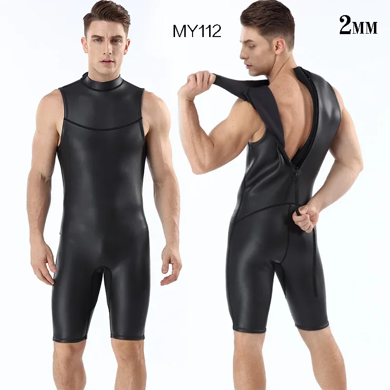 Triathlon Cycling Kit - Mens Triathlon Wetsuit 2mm Neoprene Short