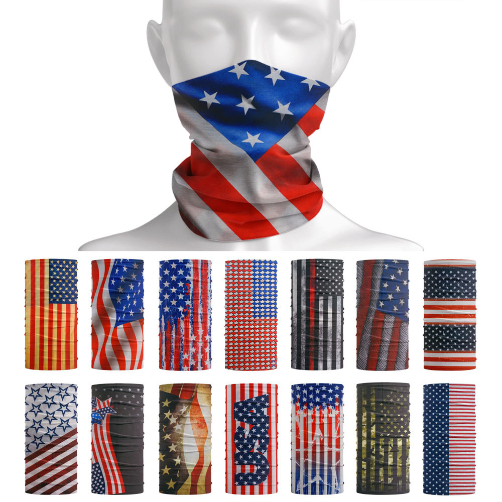 USA Flag Pattern Sun Protectiv - Cycling Headwear incelemesi ve fiyatı