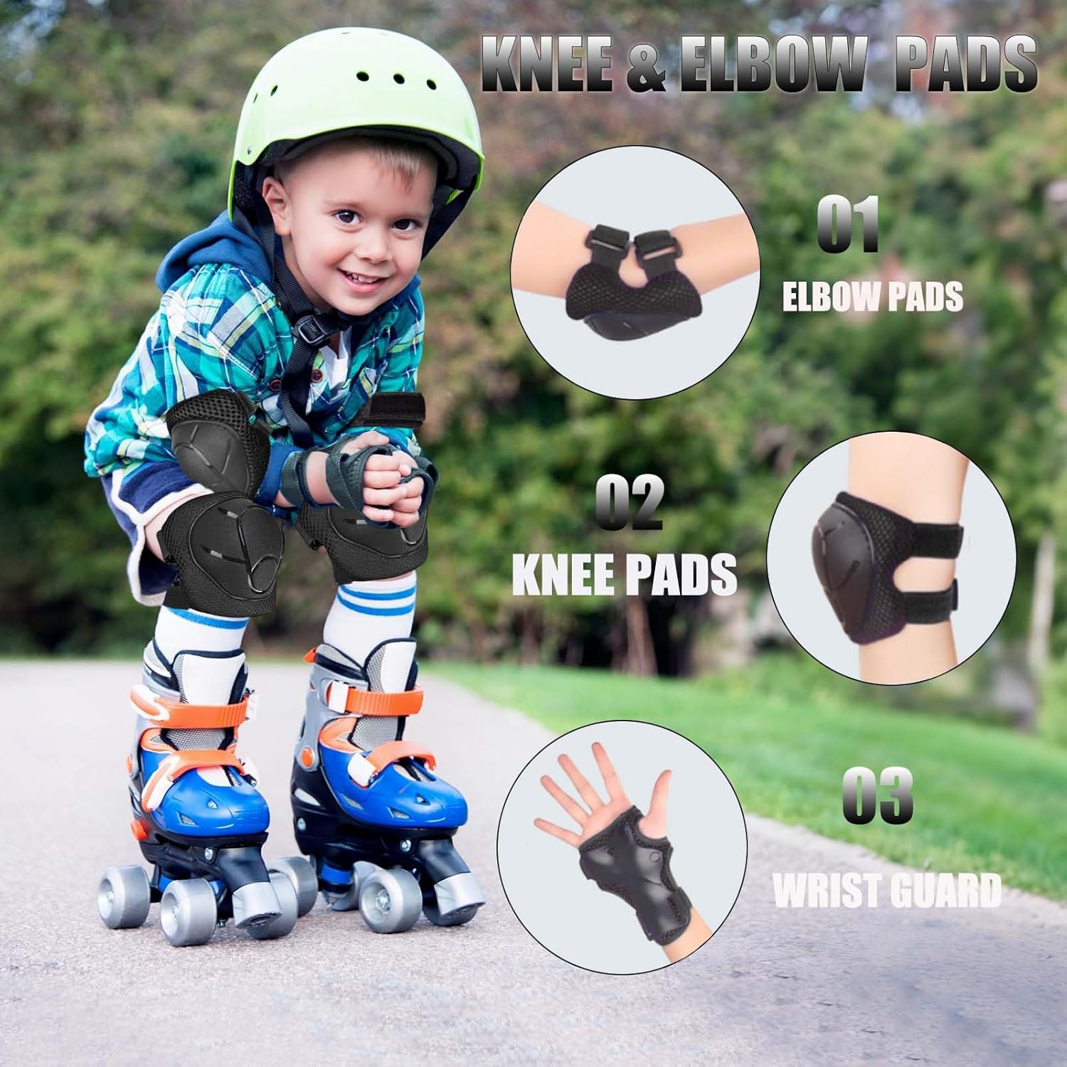 Kids/Youth Knee Pads Elbow Pad - Youth Cycling Gear incelemesi ve fiyatı