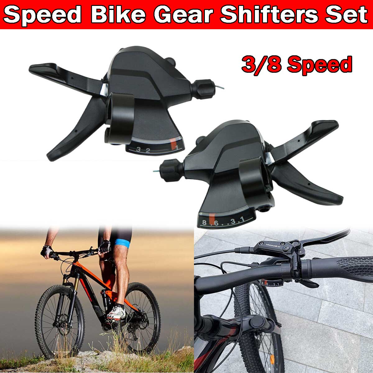 MTB Bike Gear Brake Levers Set - Cycling Gear Kit incelemesi ve fiyatı