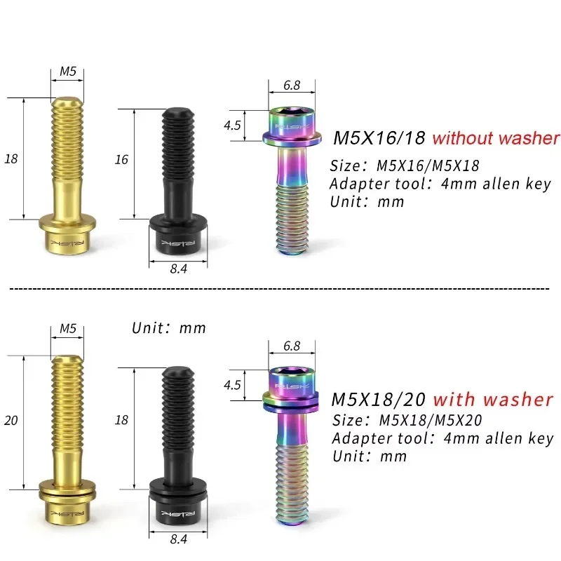 RISK Bicycle Screws Titanium M - Xc Mtb Gear incelemesi ve fiyatı