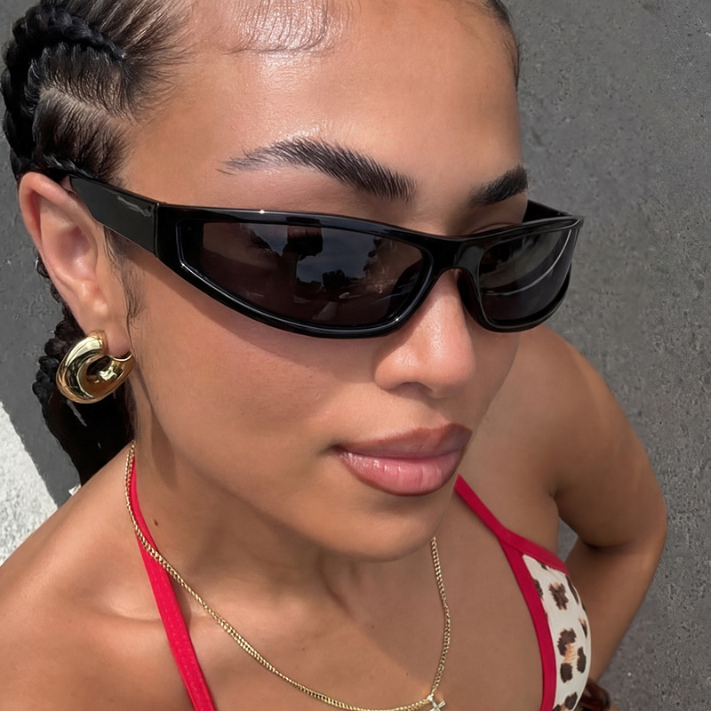 Y2K Narrow Rectangle Wrap Arou - Cycling Glasses incelemesi ve fiyatı