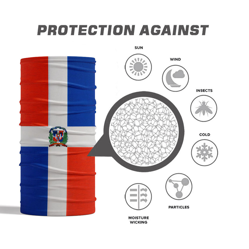 Dominica National Flag Bandana - Cycling Headwear incelemesi ve fiyatı
