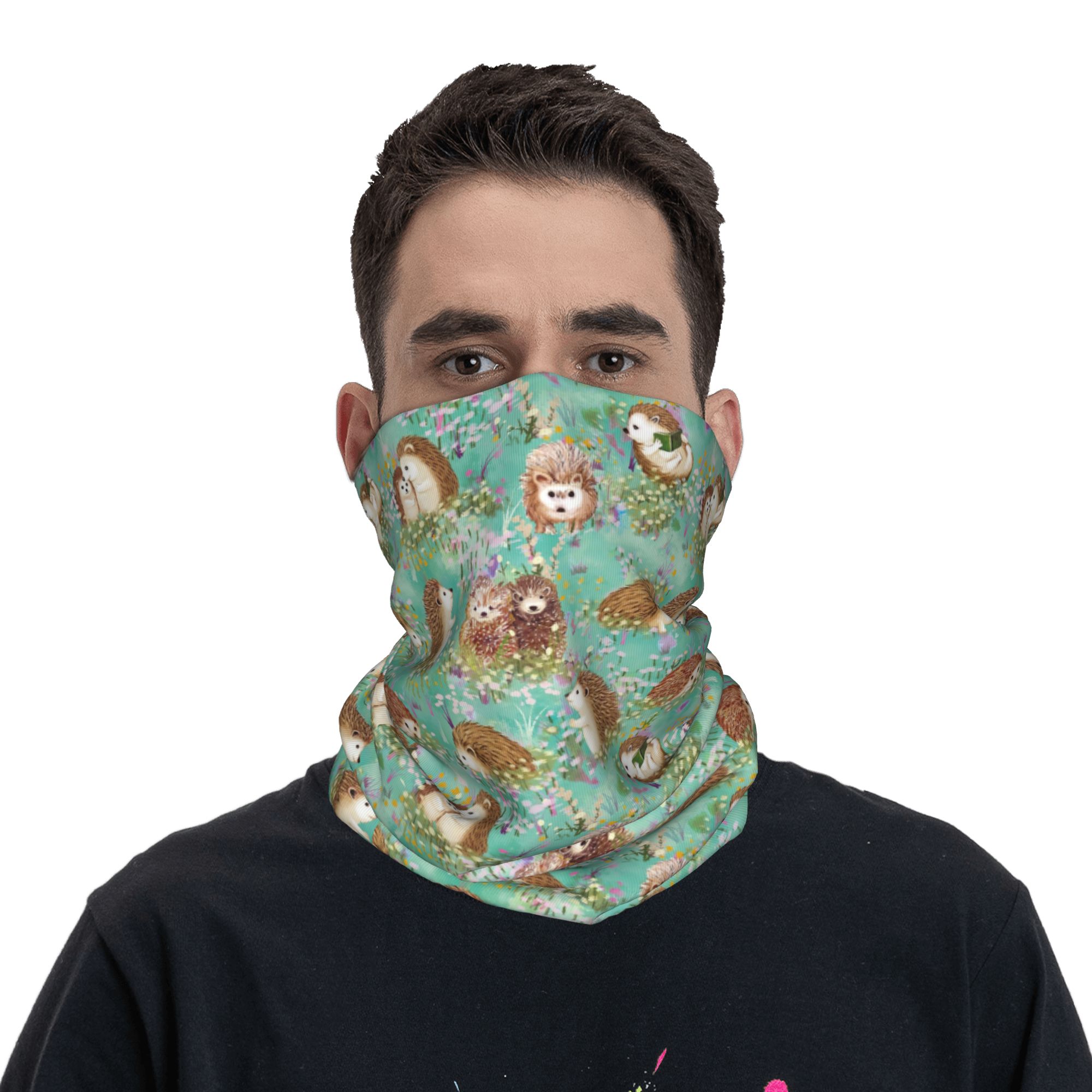 Autumn Hedgehog Spring Floral  - Cycling Headwear incelemesi ve fiyatı