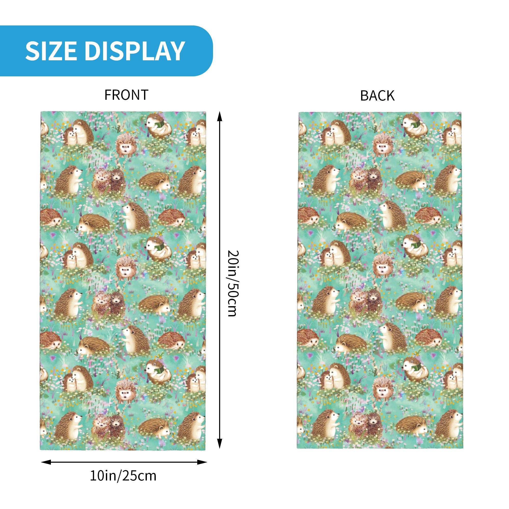 Autumn Hedgehog Spring Floral  - Cycling Headwear incelemesi ve fiyatı