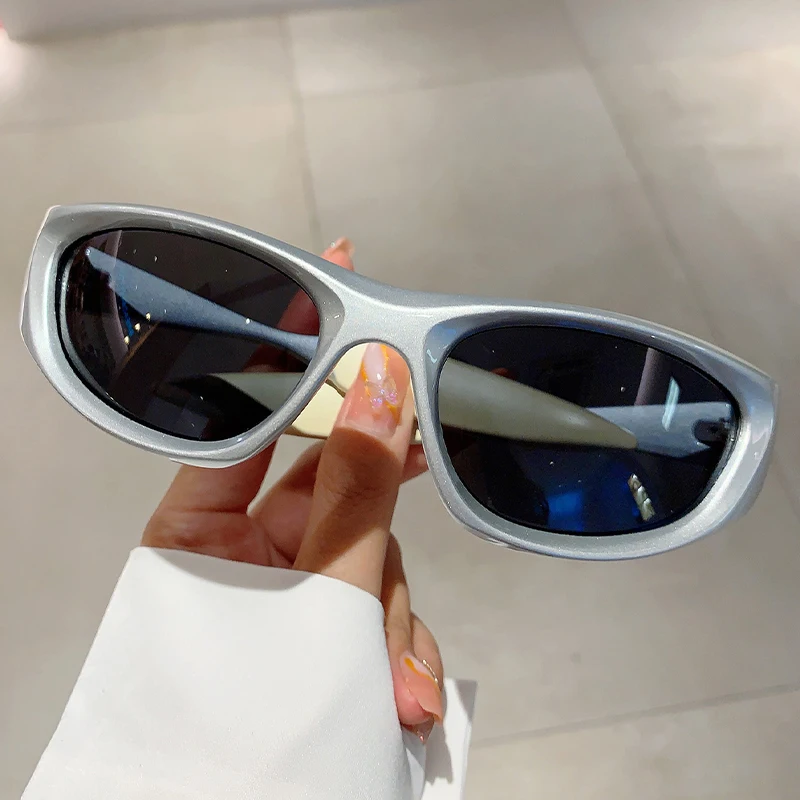 Y2K Punk Sunglasses Men New Ou - Cycling Glasses incelemesi ve fiyatı