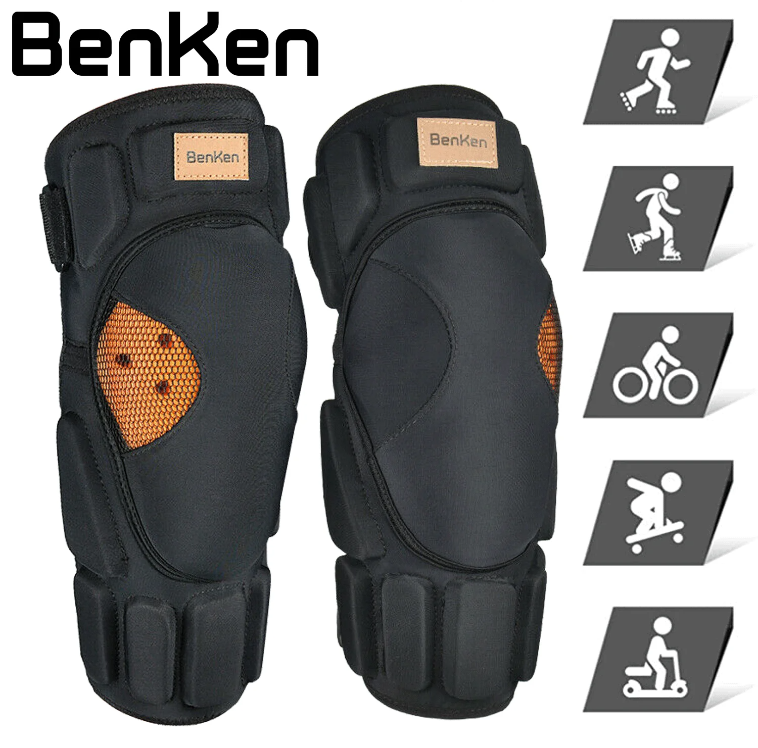 Benken Knee Brace Elbow Pads K - Cycling Gear Lycra incelemesi ve fiyatı