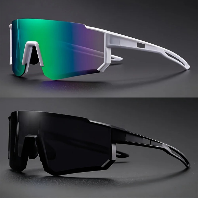 2pcs Men's Oversized Cycling S - Cycling Glasses incelemesi ve fiyatı