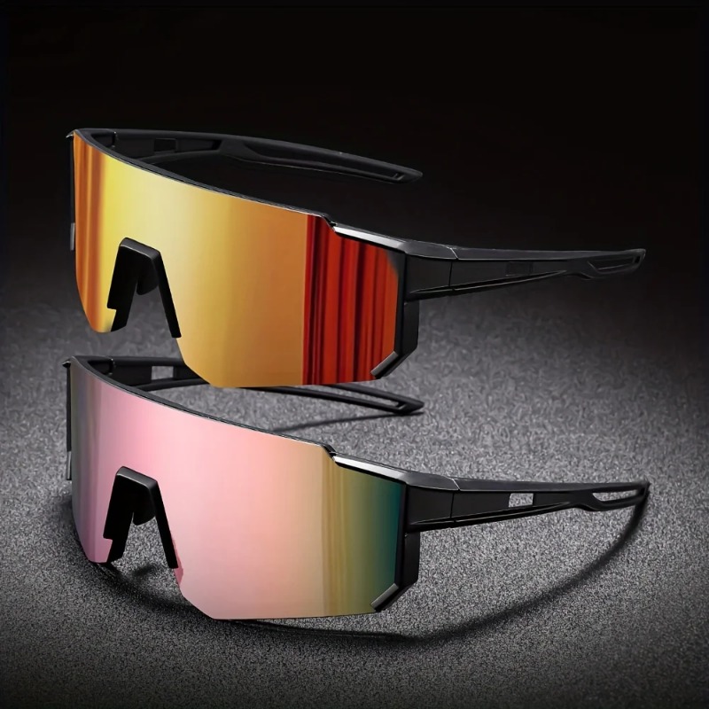 2pcs Men's Oversized Cycling S - Cycling Glasses incelemesi ve fiyatı
