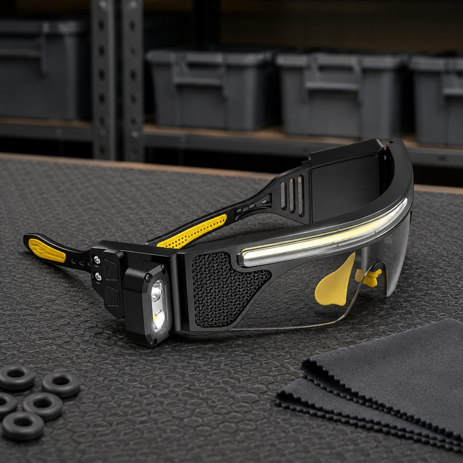 Curved-Fit LED Glasses Black F - Cycling Glasses incelemesi ve fiyatı