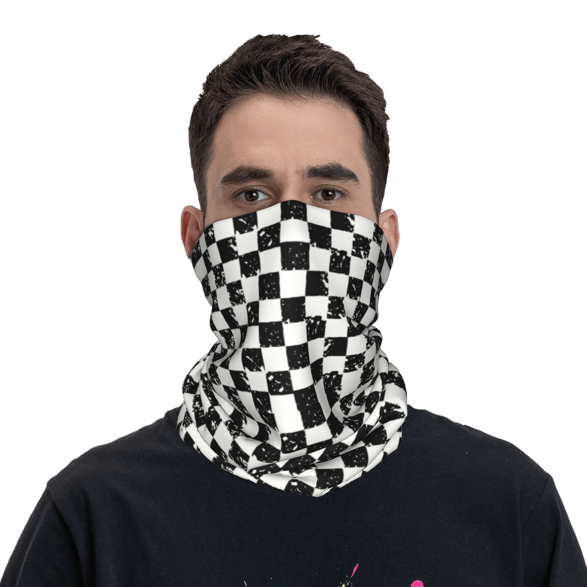 Custom Retro Checkered Flag Wi - Cycling Headwear incelemesi ve fiyatı