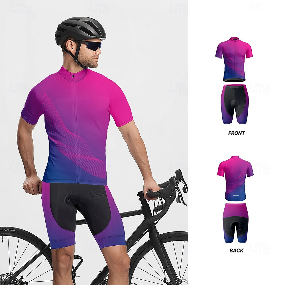 Men Short Sleeve Cycling Jerse - Triathlon Cycling Kit incelemesi ve fiyatı