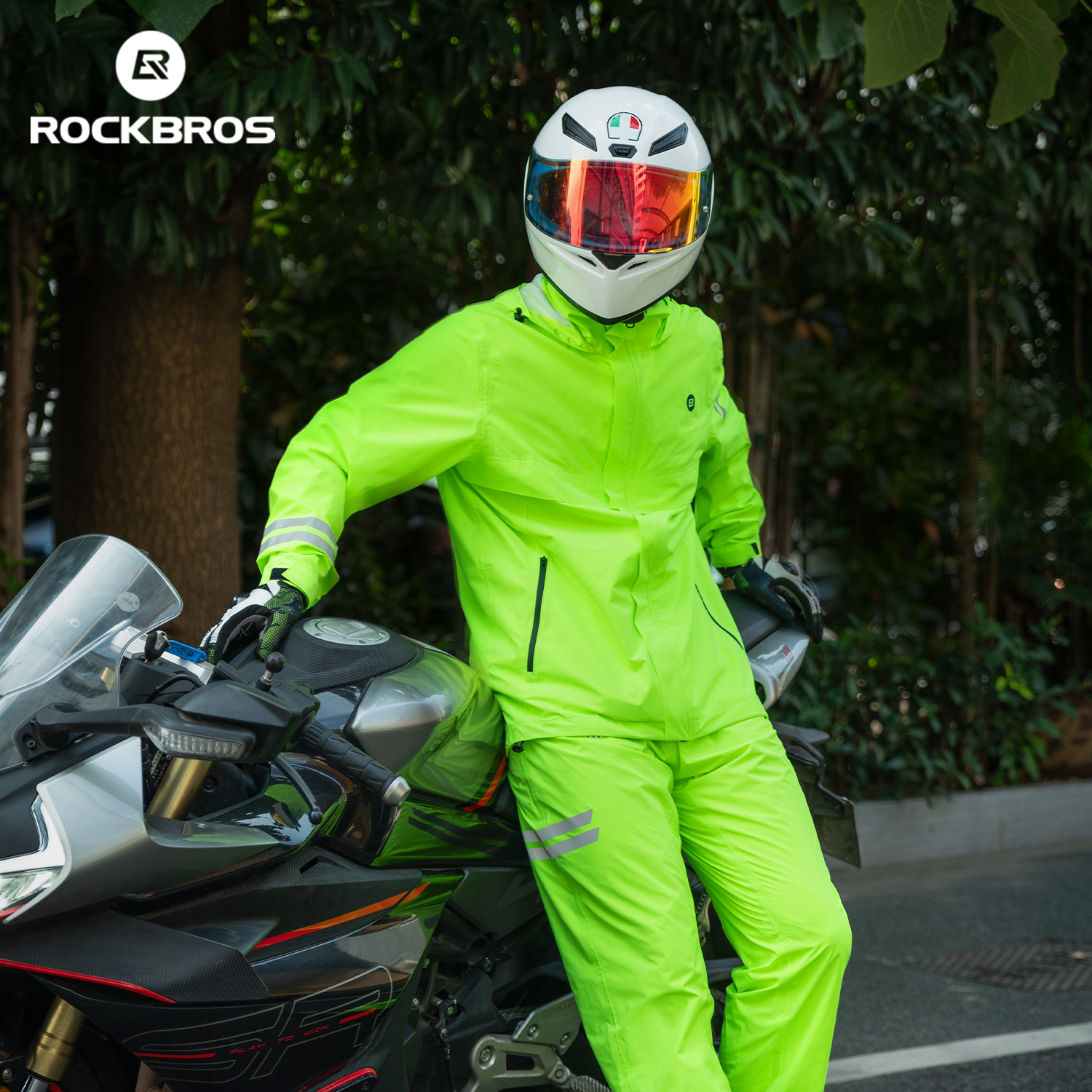 ROCKBROS Cycling Raincoat All- - Cycling Gear Lycra incelemesi ve fiyatı