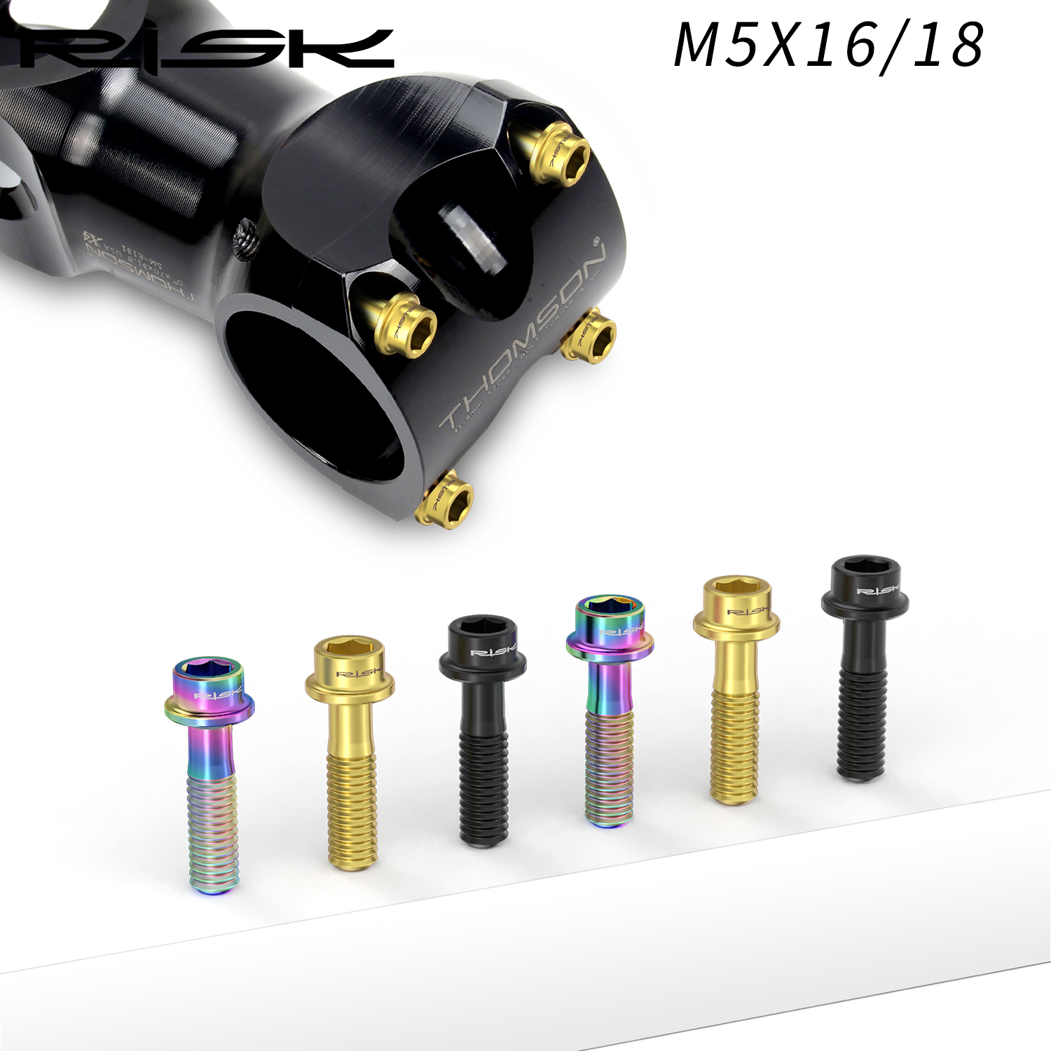 RISK Titanium Stem Bolts 6PCS  - Xc Mtb Gear incelemesi ve fiyatı