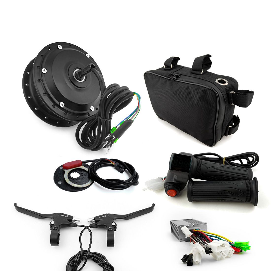 Q02 250W Brushless Geared Hub  - Cycling Gear Kit incelemesi ve fiyatı