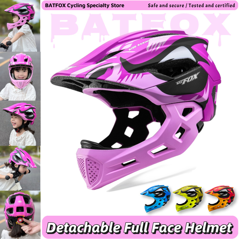 BATFOX Kids Full Face Bike Hel - Youth Cycling Gear incelemesi ve fiyatı