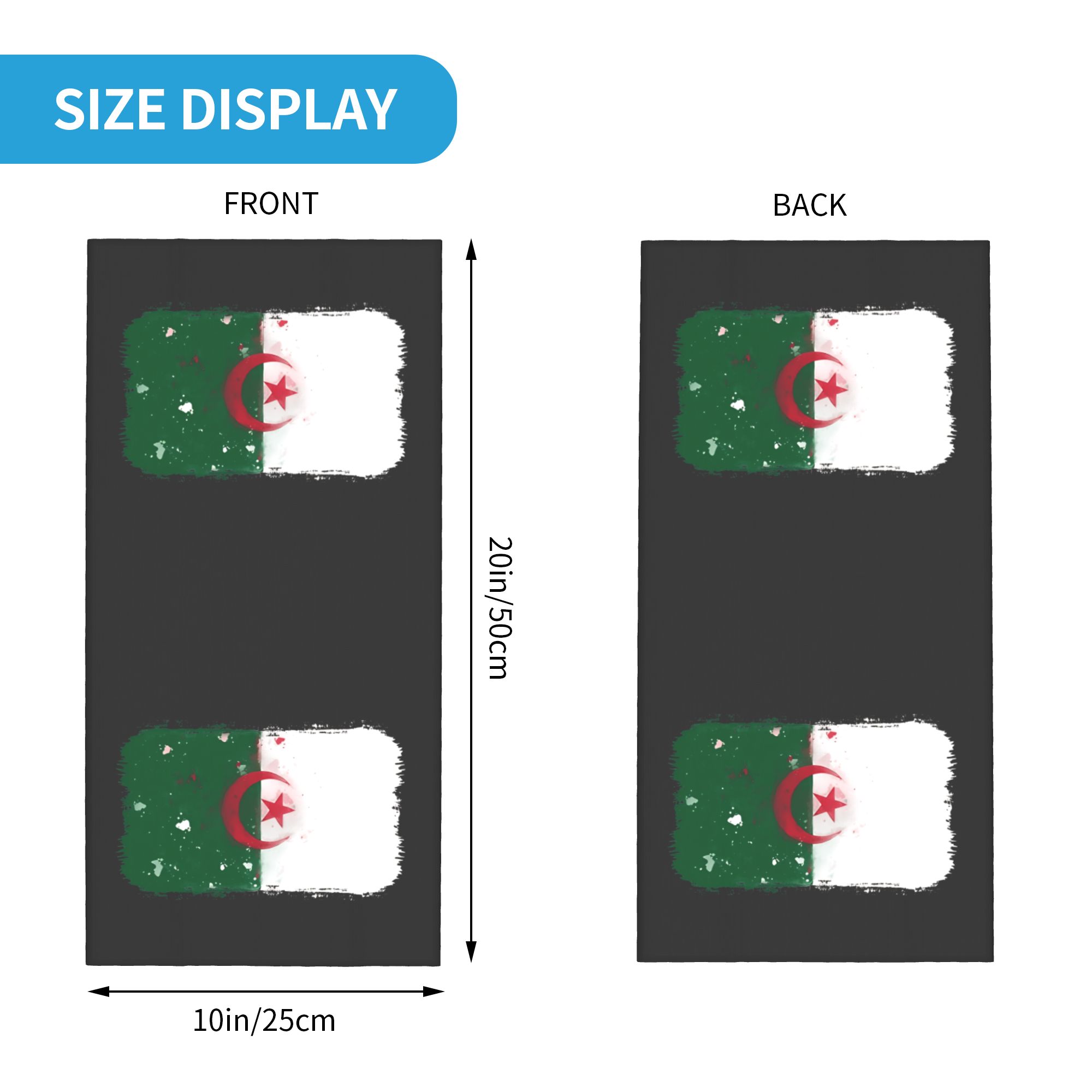 Flag of Algeria Bandana  Retro - Cycling Headwear incelemesi ve fiyatı