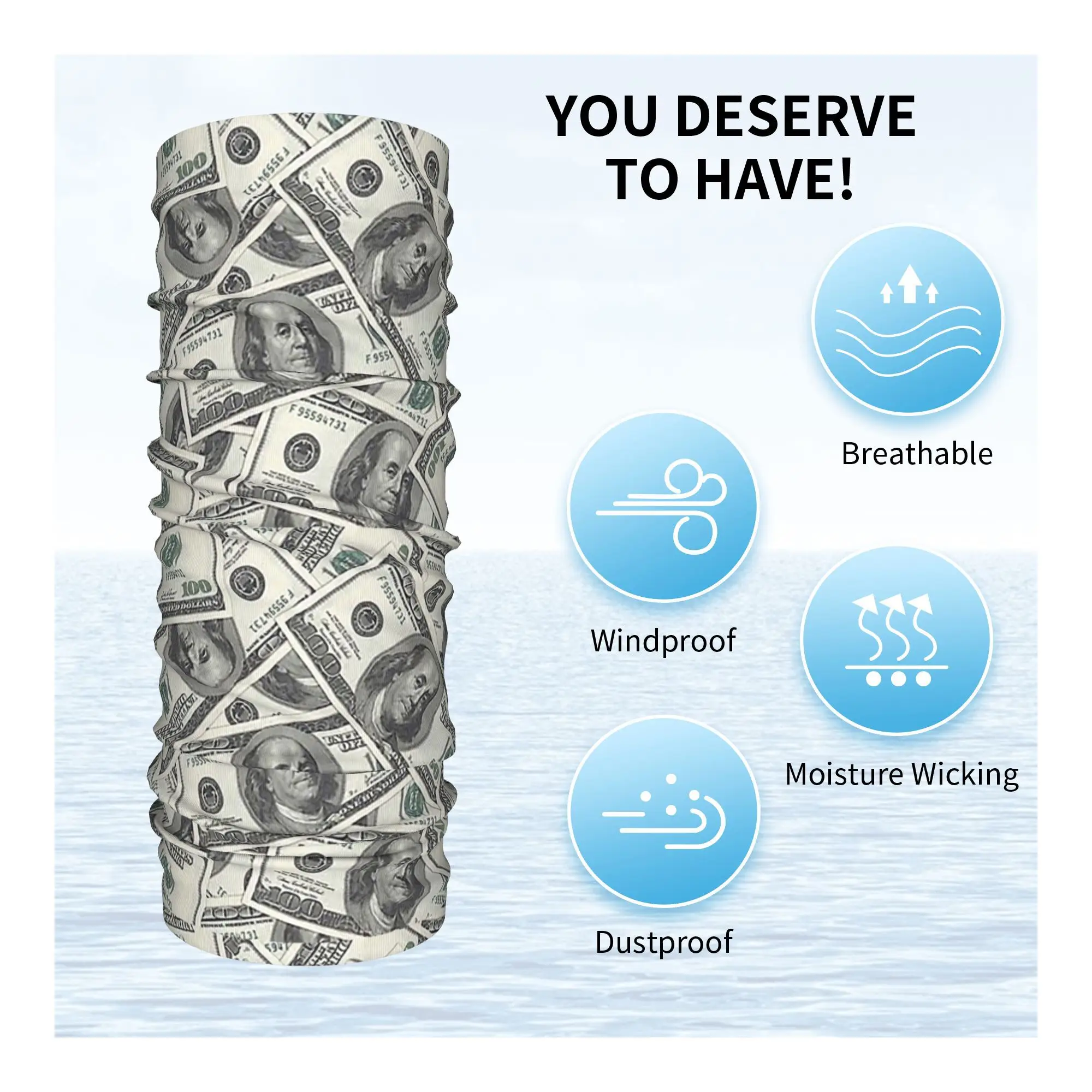 Rich Money Novelty Dollars Ban - Cycling Headwear incelemesi ve fiyatı